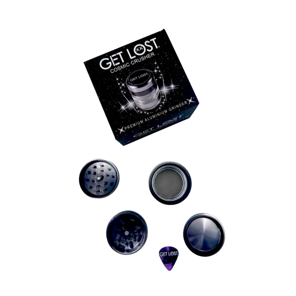 CC-GPG-BP-002 - Get Lost Cosmic Crusher Gradient Premium Grinder (Blue-Purple) - Image 3