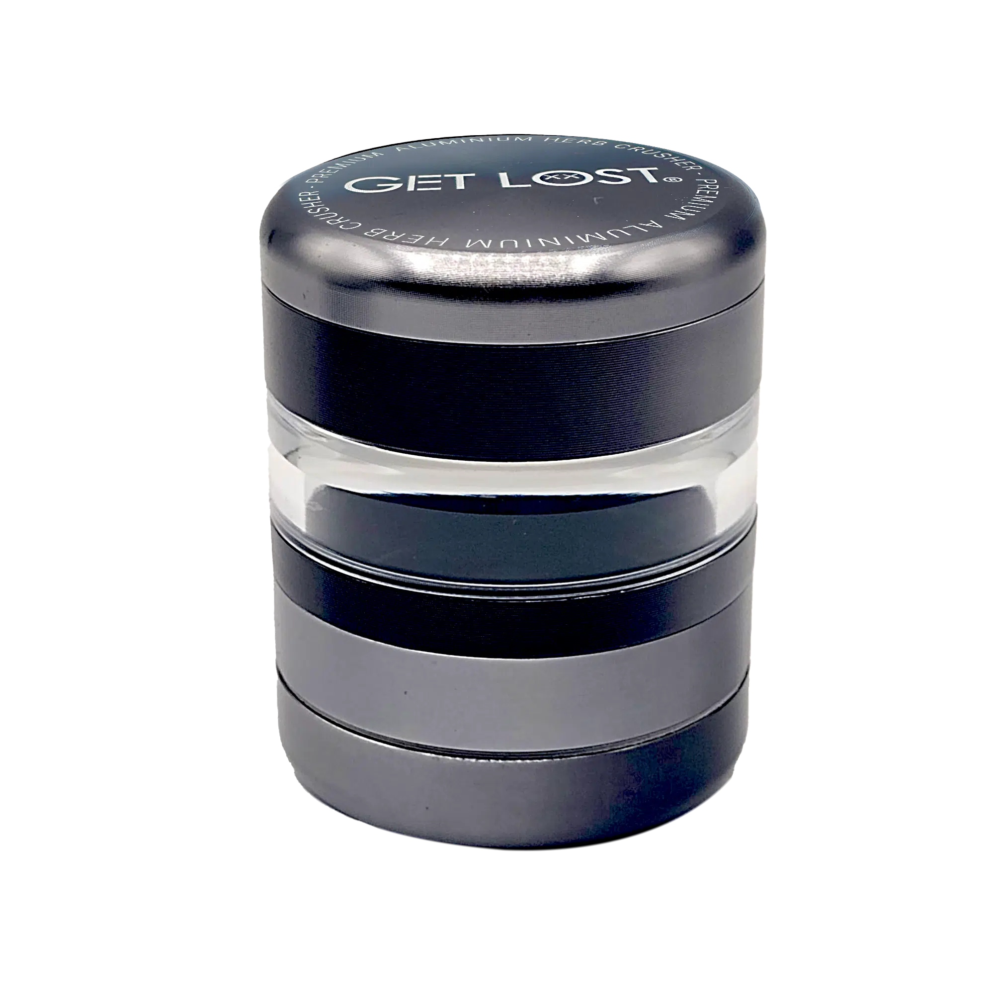 CC-GPG-BP-001 – Get Lost Cosmic Crusher Gradient Premium Grinder (Black)
