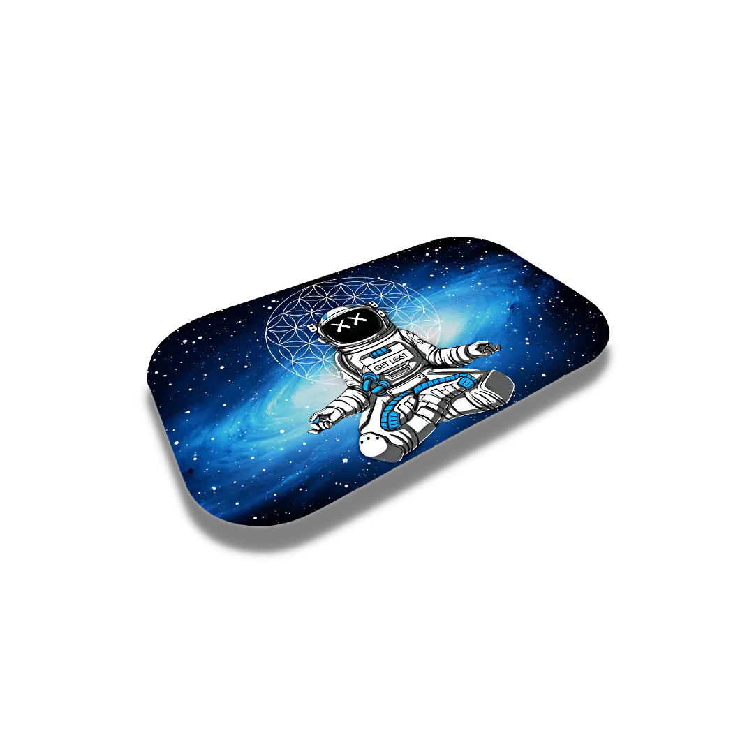 RT-3D-003 - Get Lost Rolling Tray with 3D Magnetic Lid - (Astronaut Meditating) - Image 4