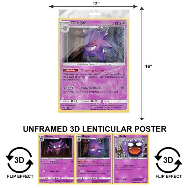 3DPNF-003 Anime - Pokemon Gengar