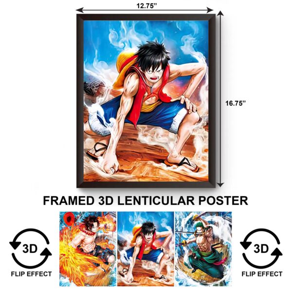 3DPWF-028 Anime - Monkey D Luffy Fights