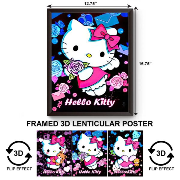 3DPWF-057 Cartoon - Hello Kitty and Rose