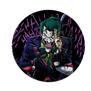 ASH055 Tin Ashtray 5.5″x5.5″ The Joker