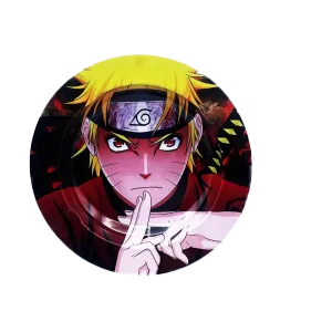 ASH086 Tin Ashtray 5.5″x5.5″ Anime Naruto