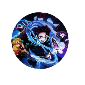 ASH087 Tin Ashtray 5.5″x5.5″ Anime Tanjiro Kamado