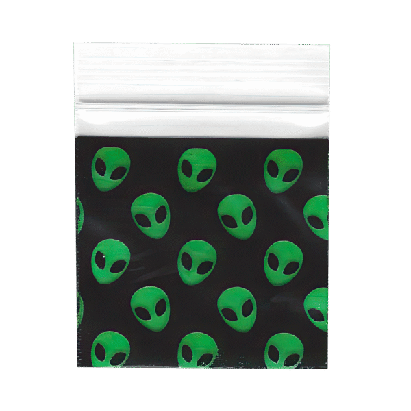 BAB-001 Apple Bag 15x15 (1000 Count) Green Alien