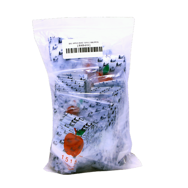 BAB-010 Apple Bag 15x15 (1000 Count) Skunk - Image 2