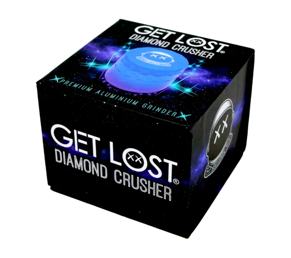 DC-PB-001 Get Lost Premium Aluminum Grinder Diamond Crusher (Blue) - Image 5