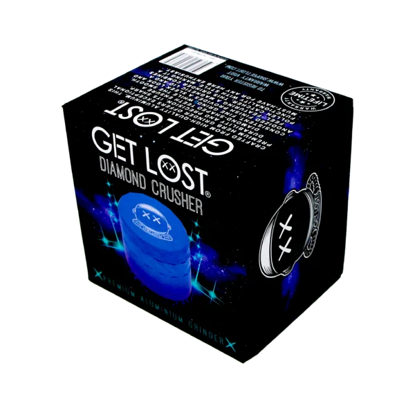 DC-PB-001 Get Lost Premium Aluminum Grinder Diamond Crusher (Blue) - Image 7