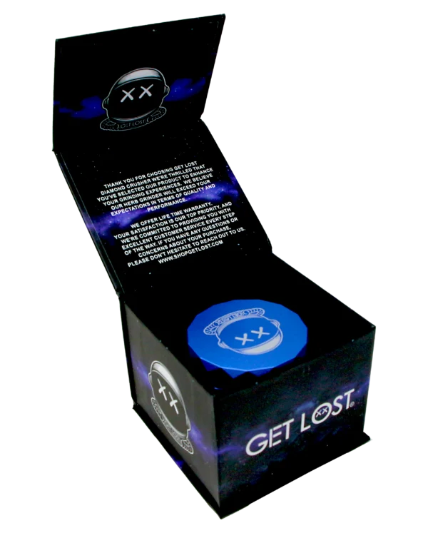 DC-PB-001 Get Lost Premium Aluminum Grinder Diamond Crusher (Blue) - Image 10