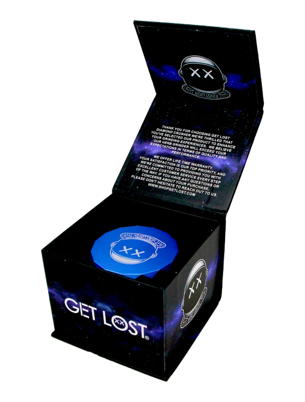DC-PB-001 Get Lost Premium Aluminum Grinder Diamond Crusher (Blue) - Image 11