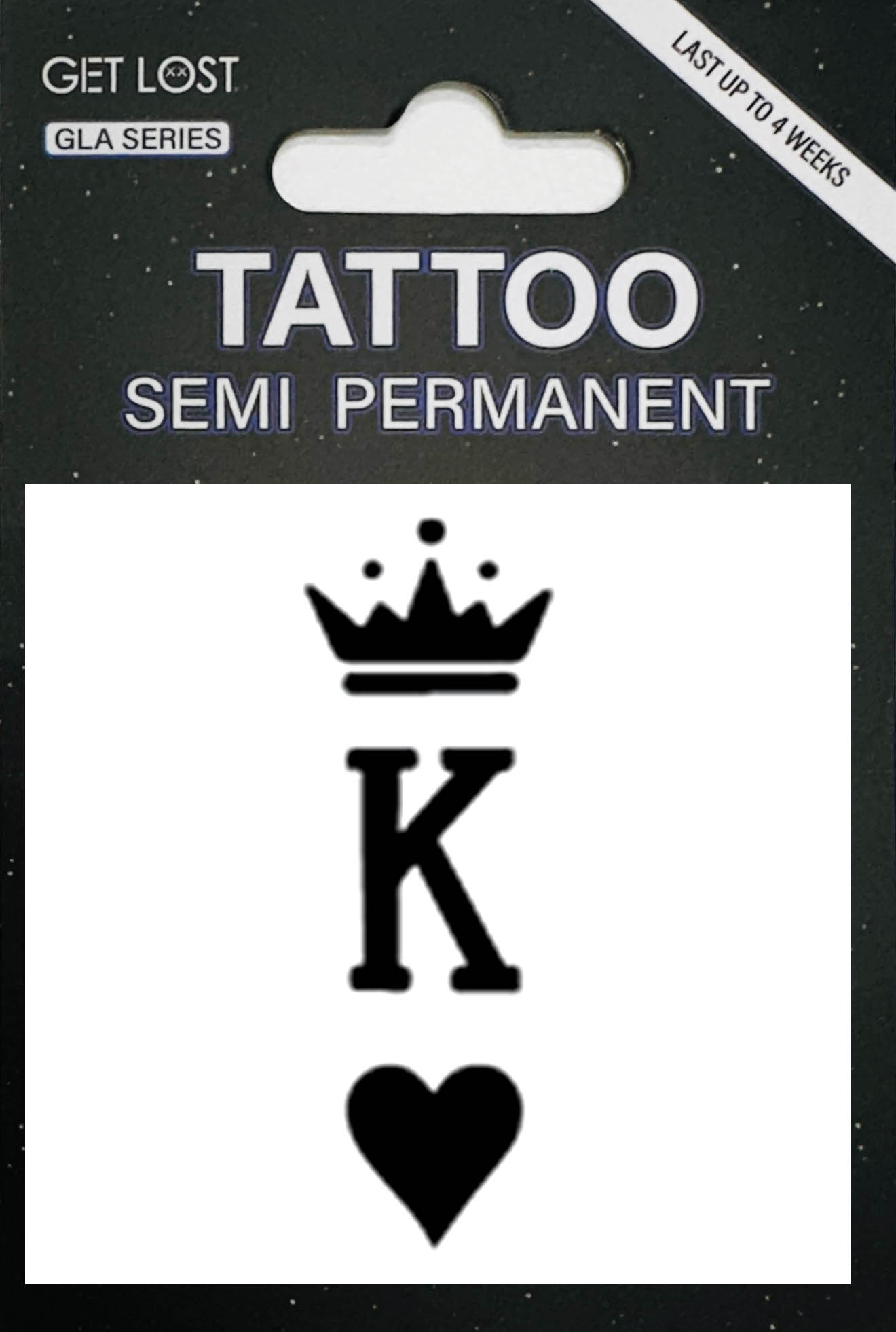 GLA-107 Semi Permanent Tattoo 2″x2″