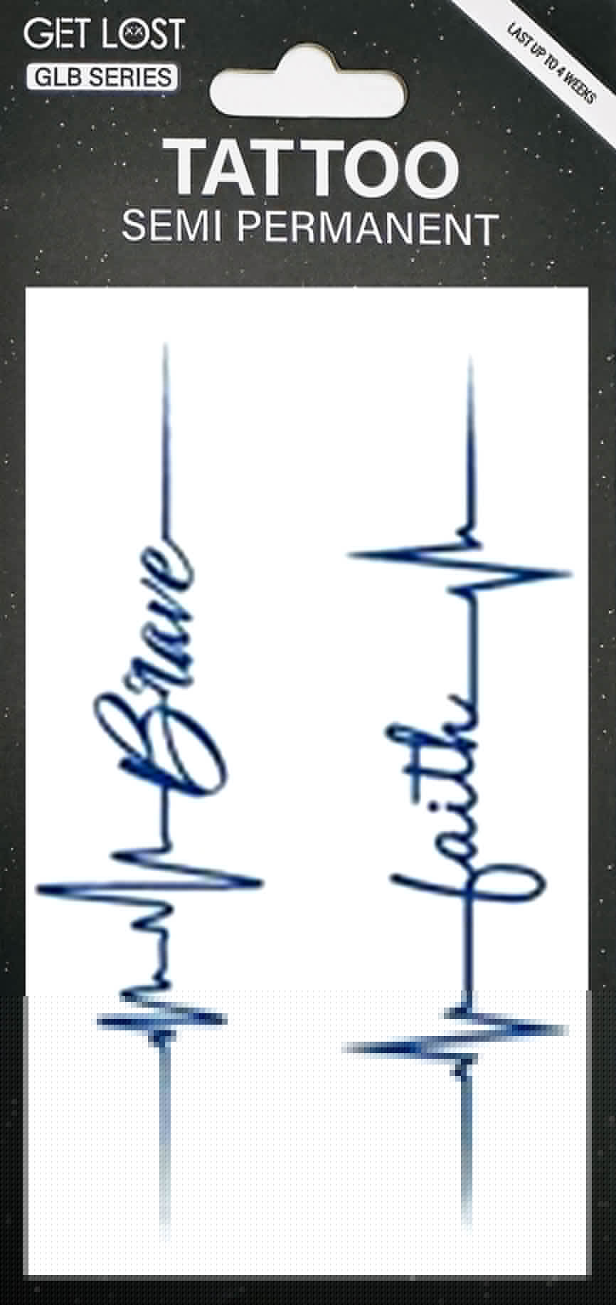 GLB-003 Semi Permanent Tattoo 2.75″x4.75″