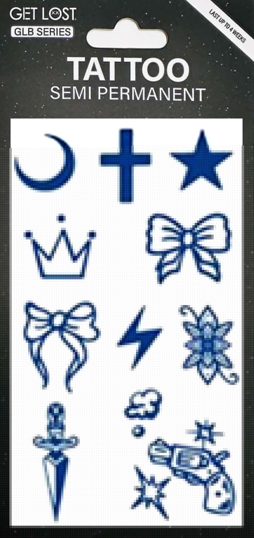 GLB-013 Semi Permanent Tattoo 2.75″x4.75″