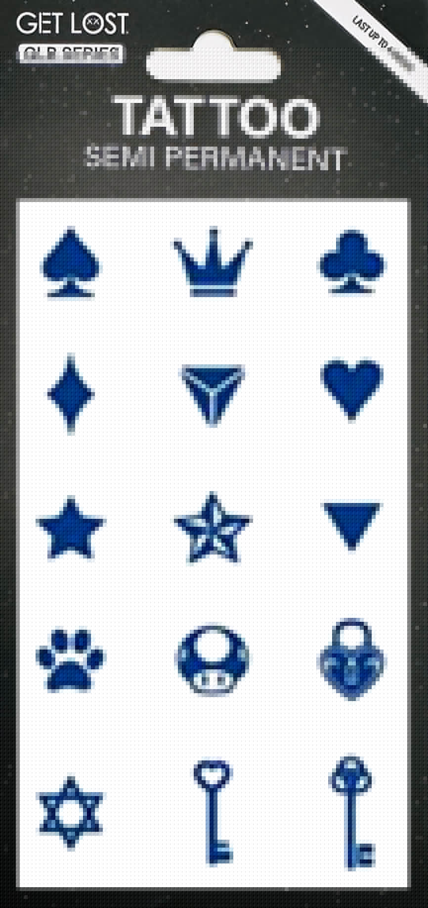 GLB-018 Semi Permanent Tattoo 2.75″x4.75″