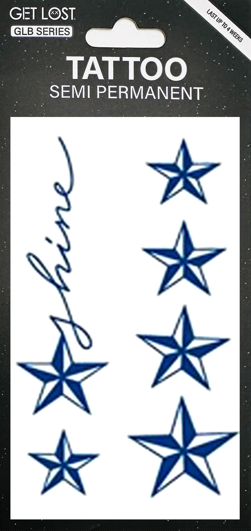GLB-019 Semi Permanent Tattoo 2.75″x4.75″
