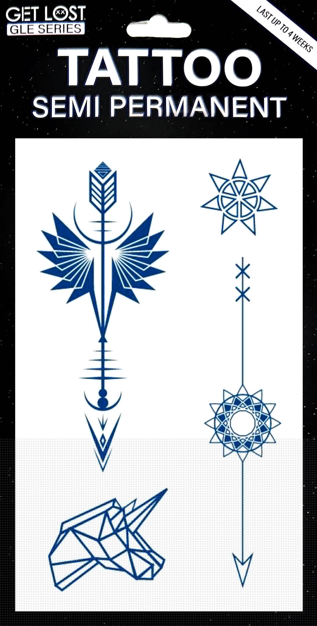 GLE-029 Semi Permanent Tattoo 4.25″x7″