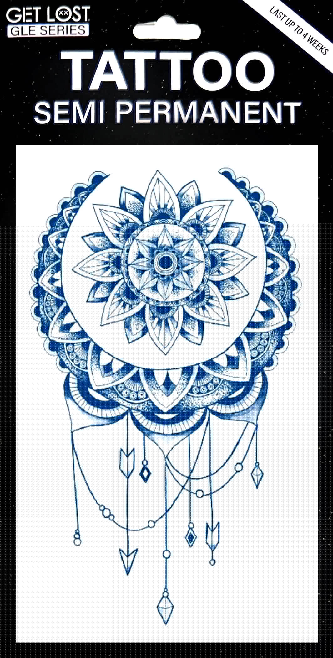 GLE-031 Semi Permanent Tattoo 4.25″x7″