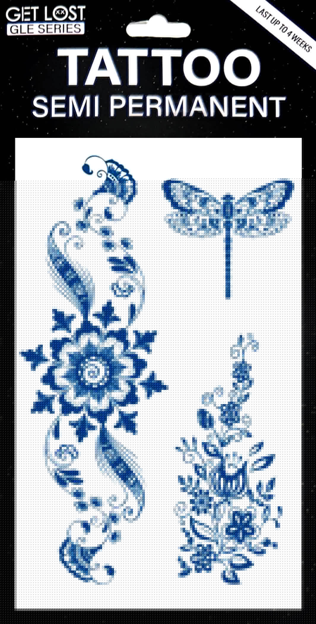 GLE-040 Semi Permanent Tattoo 4.25″x7″
