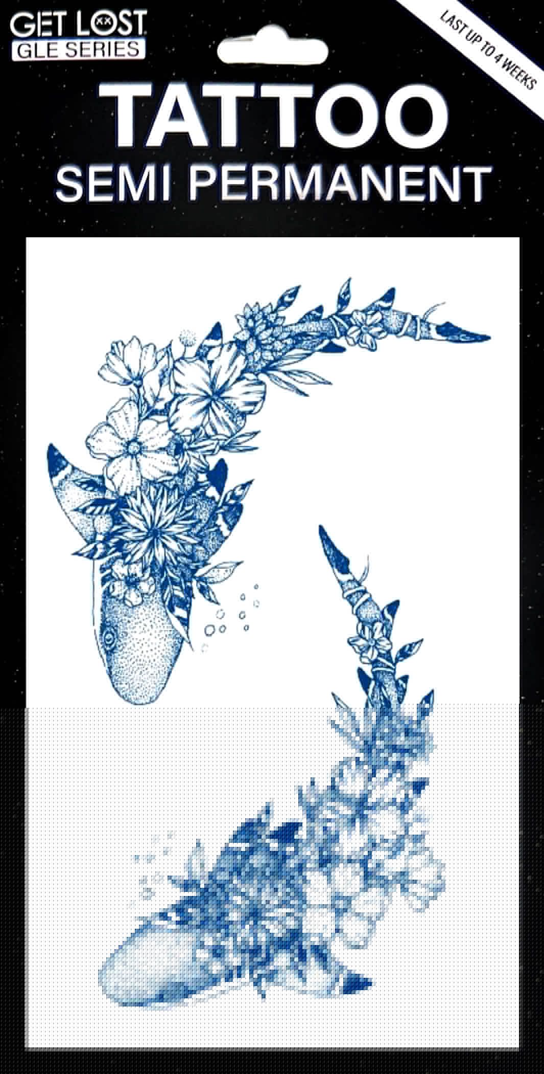 GLE-047 Semi Permanent Tattoo 4.25″x7″