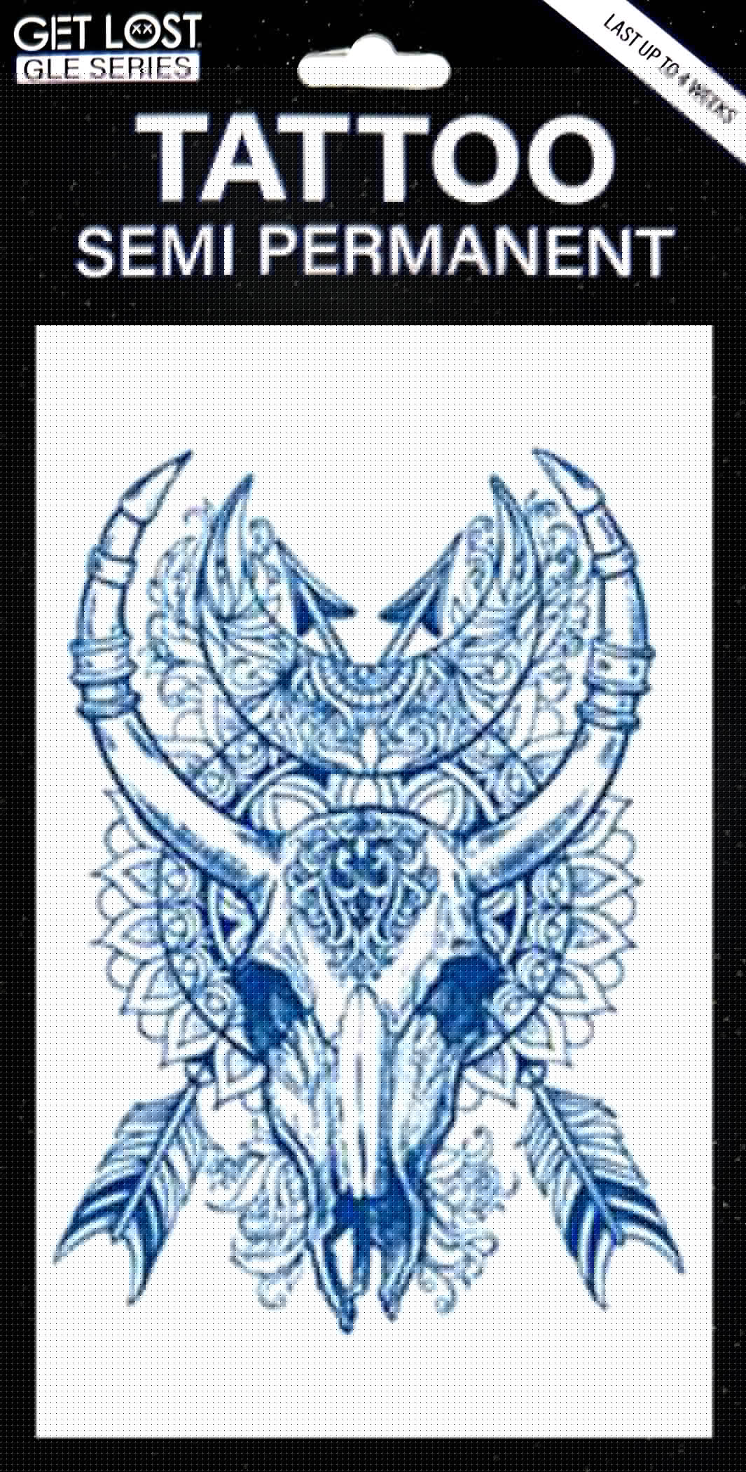 GLE-054 Semi Permanent Tattoo 4.25″x7″