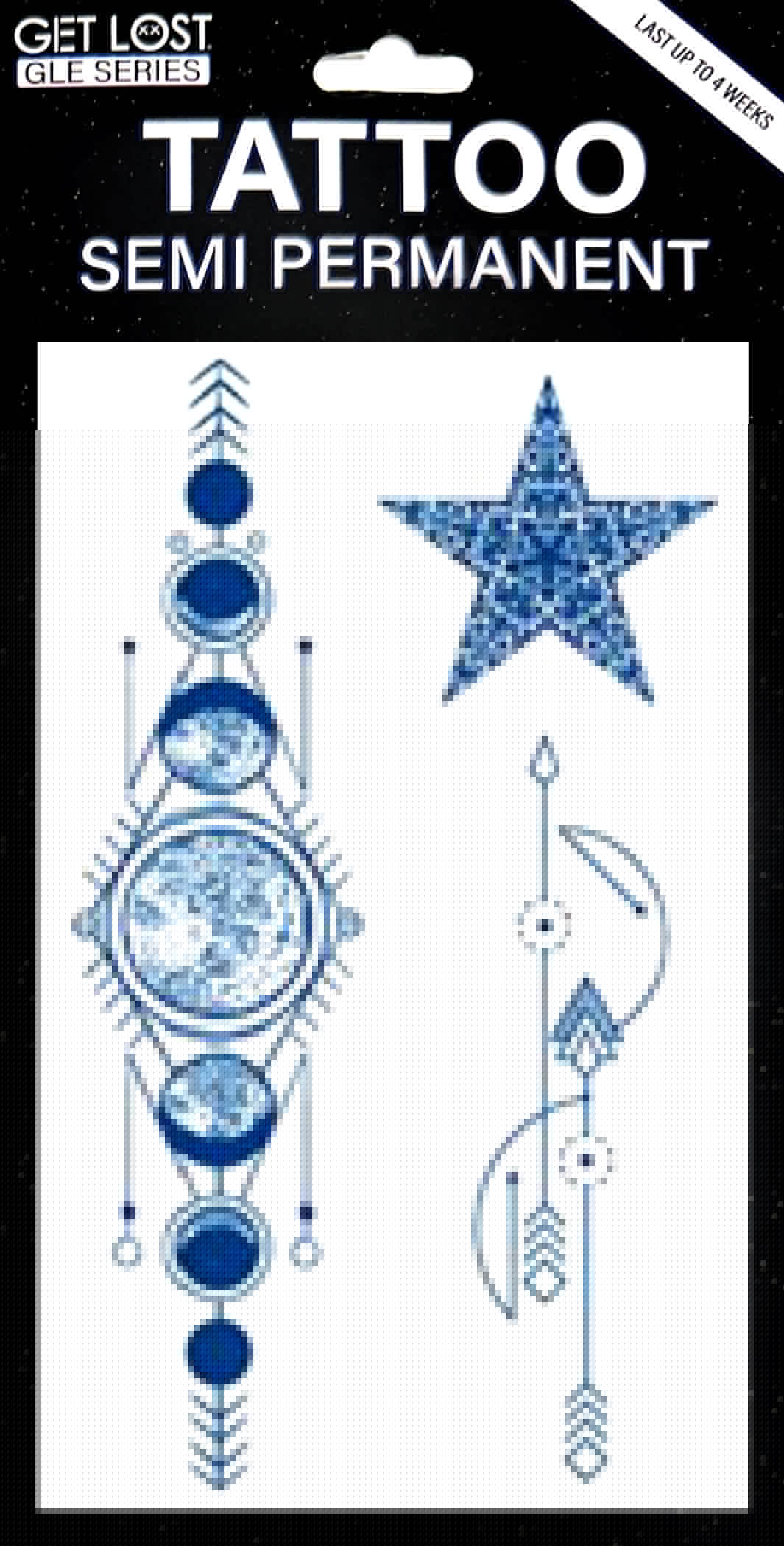 GLE-085 Semi Permanent Tattoo 4.25″x7″