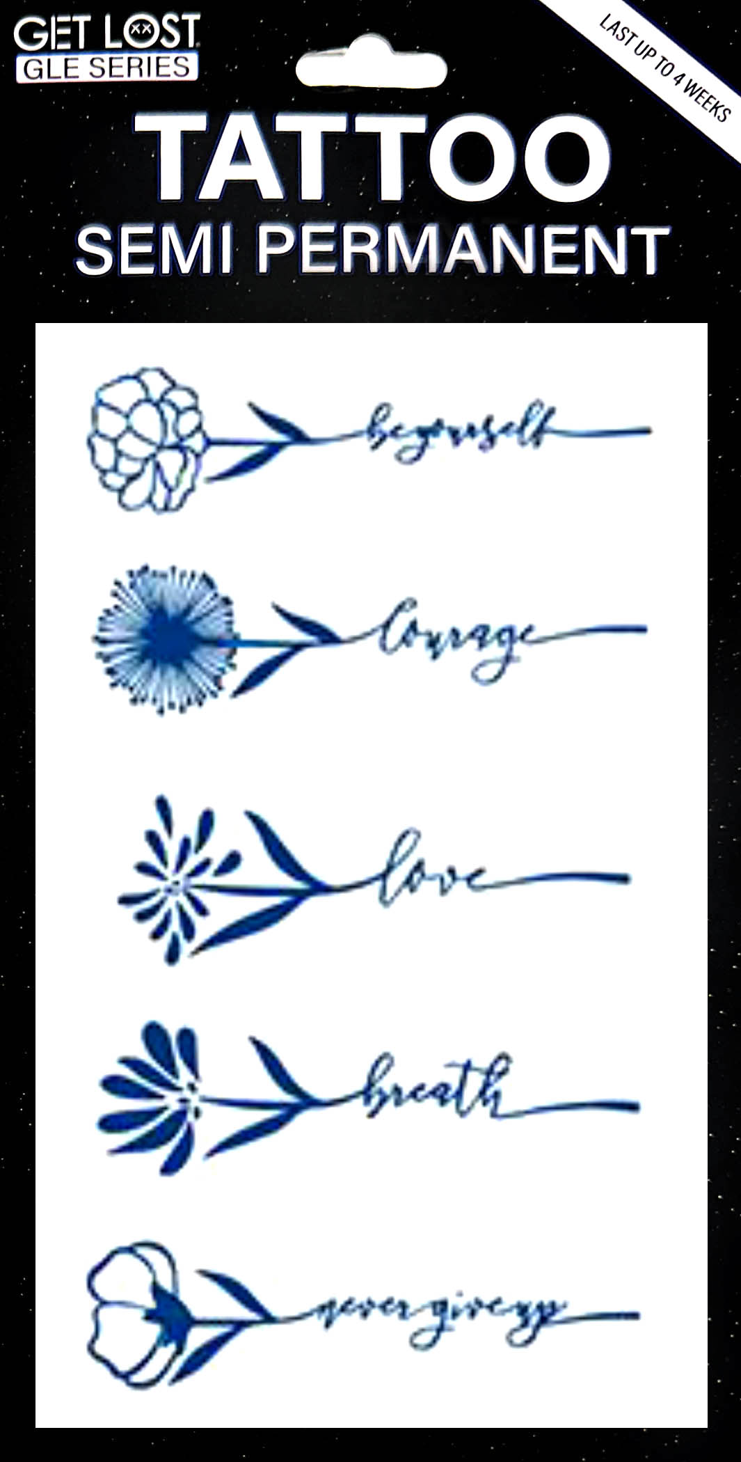 GLE-106 Semi Permanent Tattoo 4.25″x7″