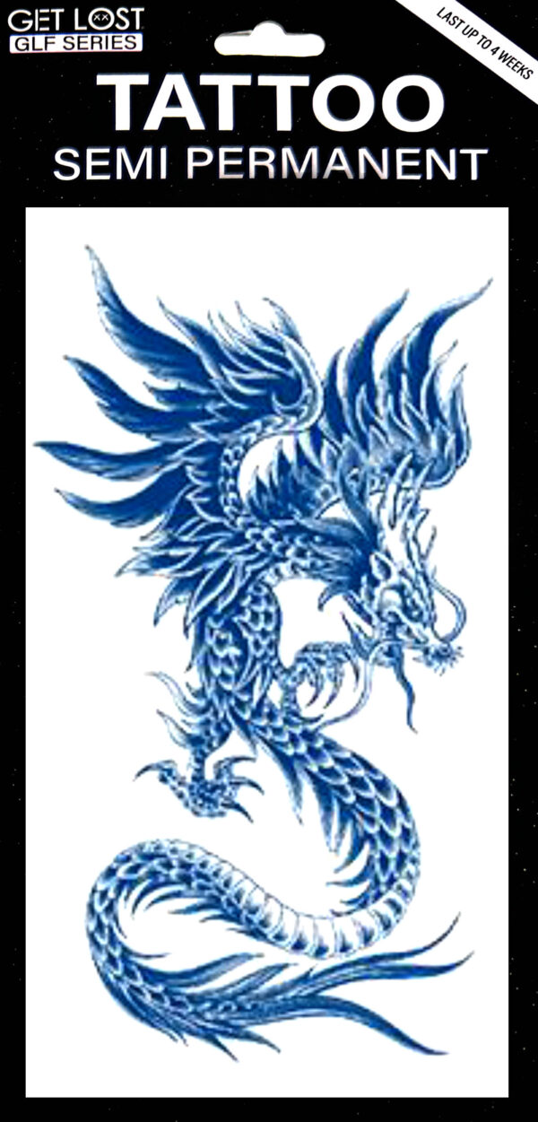 GLF-001 Semi Permanent Tattoo 4.75"x8.5"