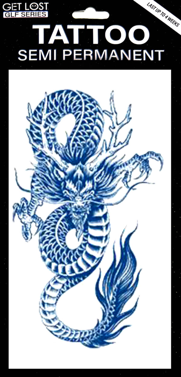 GLF-002 Semi Permanent Tattoo 4.75"x8.5"