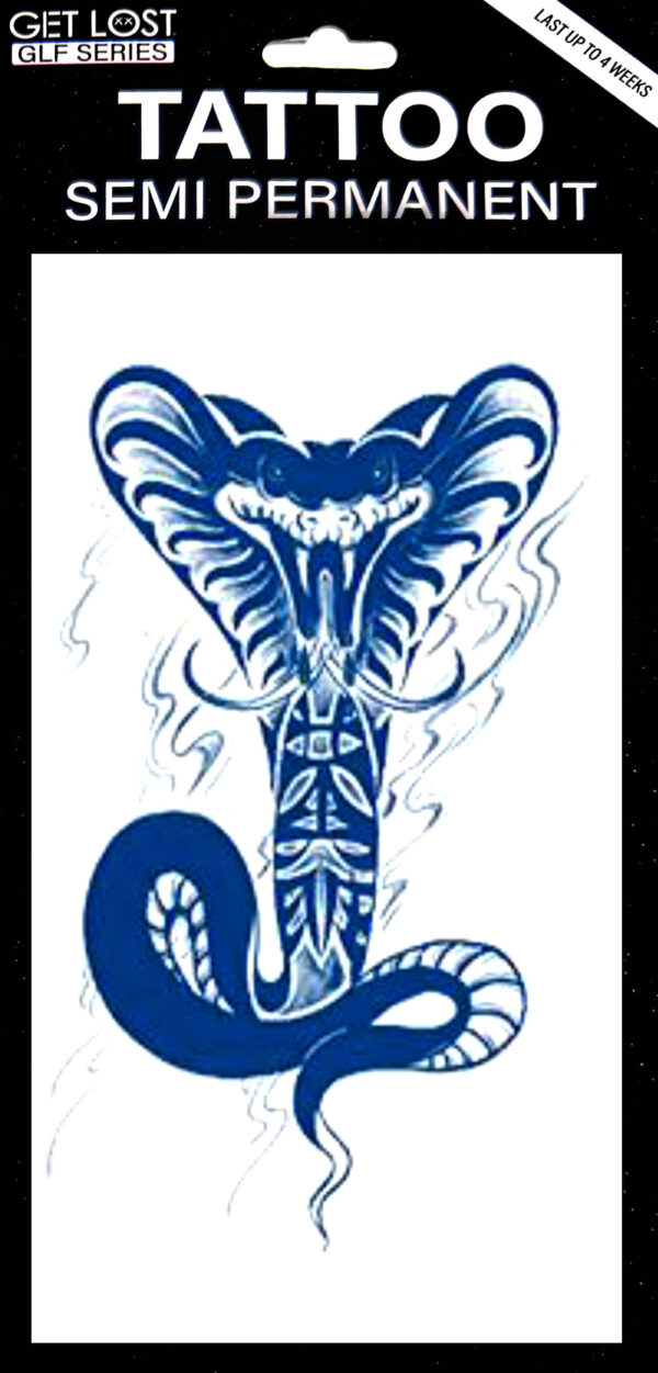 GLF-003 Semi Permanent Tattoo 4.75"x8.5"