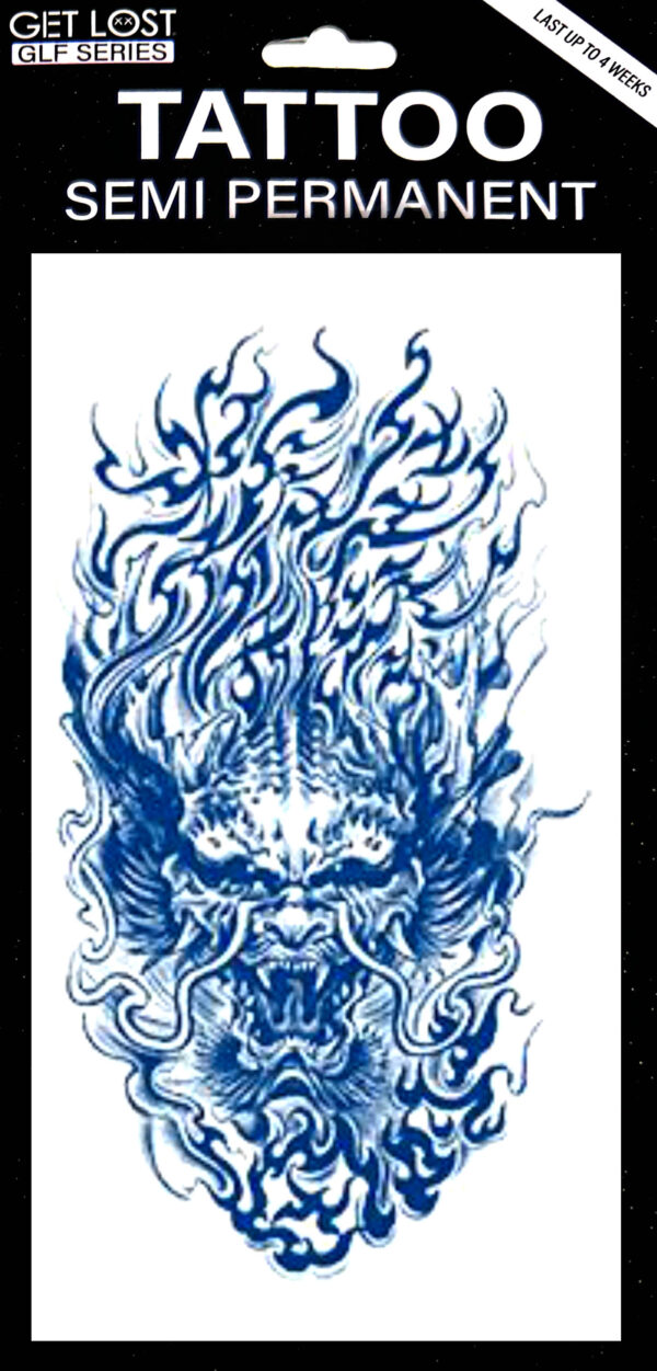 GLF-005 Semi Permanent Tattoo 4.75"x8.5"