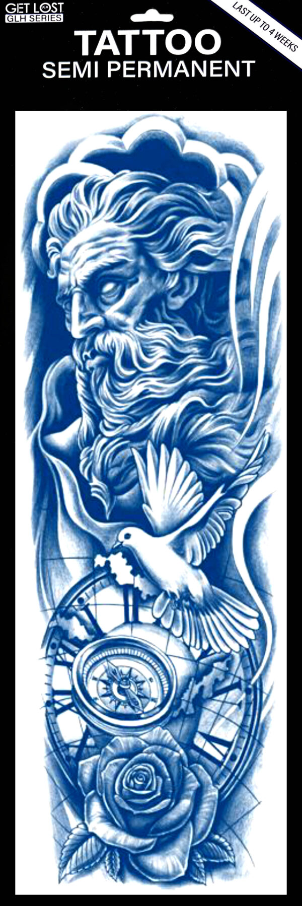 GLH-024 Semi Permanent Tattoo 6"x18.25"