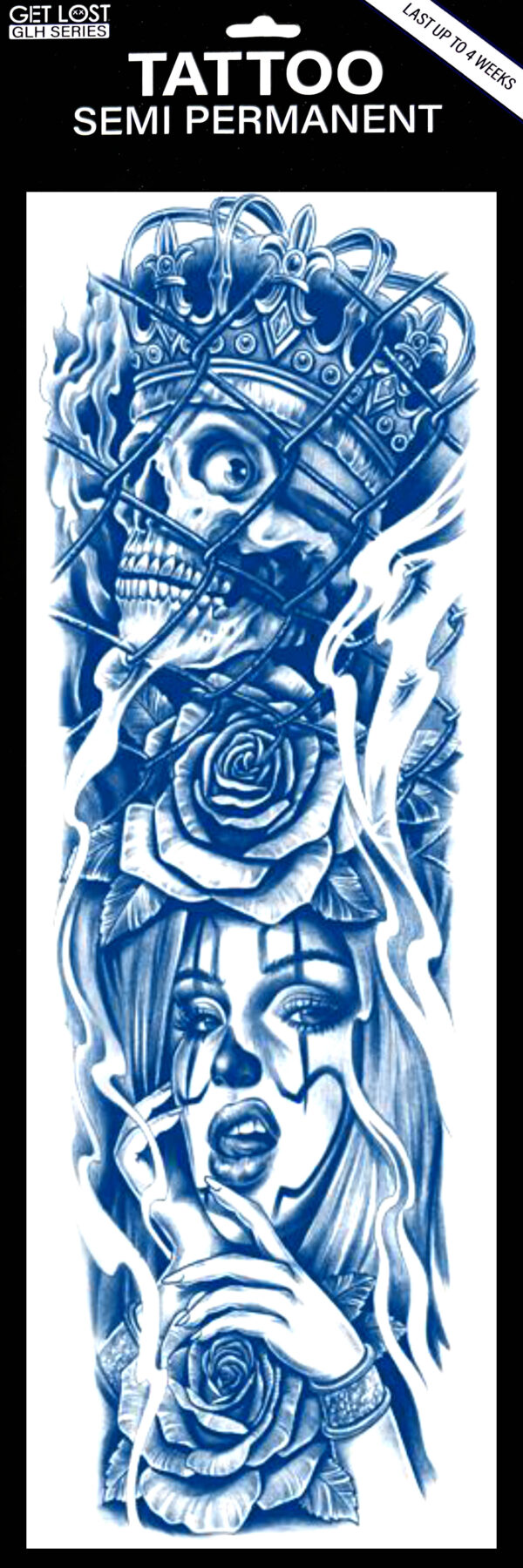 GLH-025 Semi Permanent Tattoo 6"x18.25"