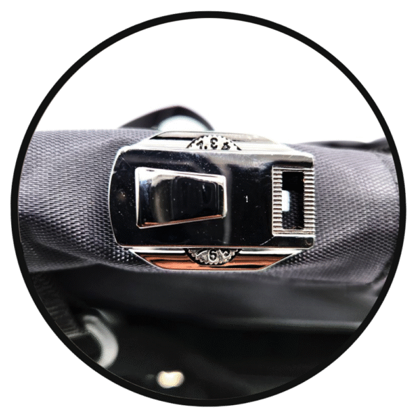 CB-SL-008 Get Lost Saffiano Leather Smell-Proof Premium Convertible Bag (Black Galaxy) - Image 5