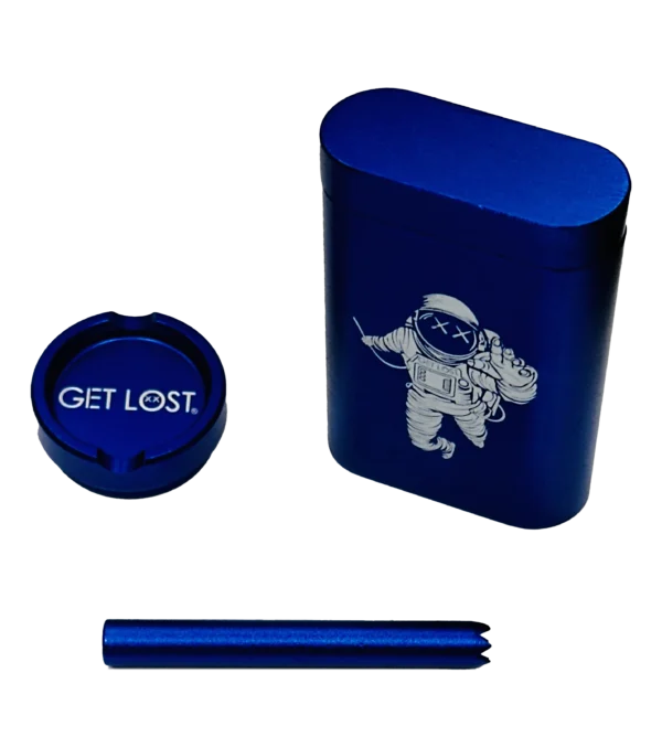 MDG-BLU-001 - Get Lost Aluminum Dugout Grinder (Blue) - Image 4