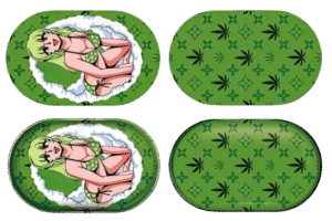 MTL025-3D Mini Tray With Lid – Green Weed Ivy