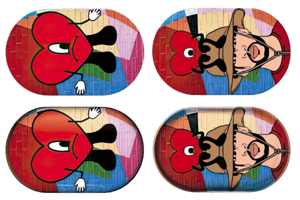 MTL031-3D Mini Tray With Lid - Sad Bad Bunny