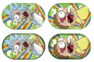 MTL036-3D Mini Tray With Lid – Scary Rick and Morty