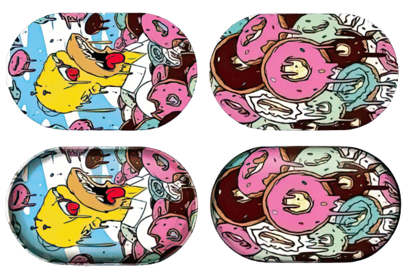 MTL049-3D Mini Tray With Lid – Homer Donuts