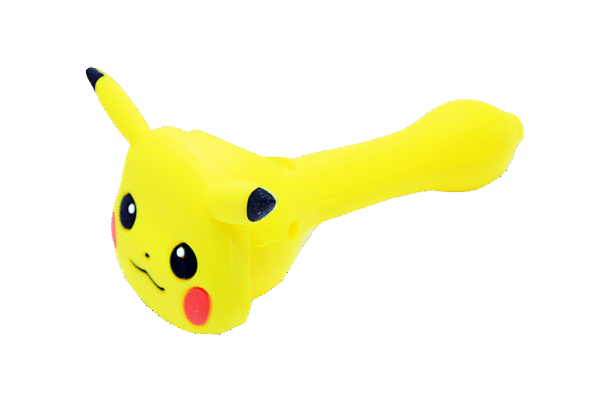 SHP-006 Silicone Hand Pipe - Pikachu - Image 2