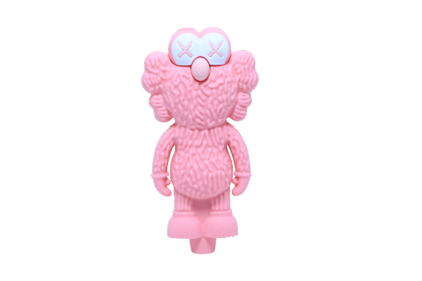SHP-010 Silicone Hand Pipe - Pink Kaws