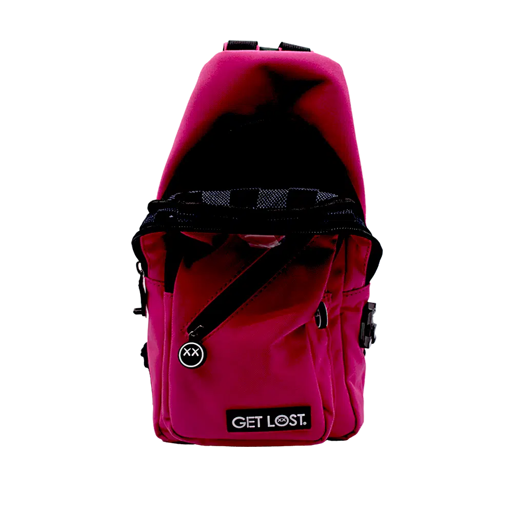 SPCB-PNK-002 Get Lost Smell-Proof Premium Convertible Shoulder Bag/Backpack (Pink) - Image 7
