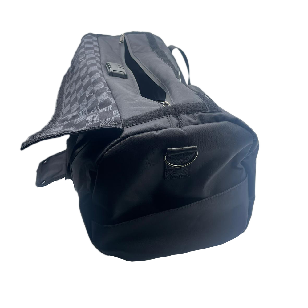 SPDB-BLK-001 Get Lost Smell-Proof Premium Duffle Bag (Black) - Image 5