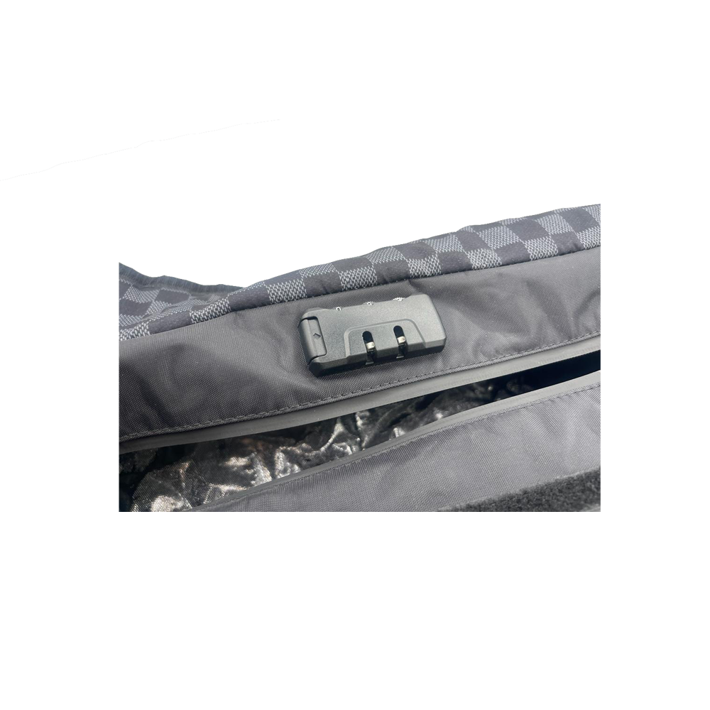 SPDB-BLK-001 Get Lost Smell-Proof Premium Duffle Bag (Black) - Image 10