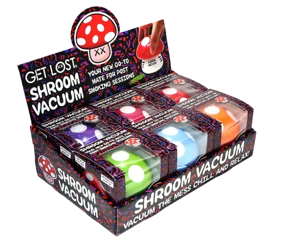 SV-6PK-001 - Get Lost Shroom Vacuum – Display of Mushroom Mini Vacuums (6 Count)