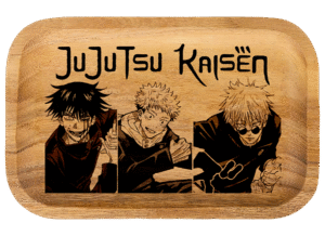 WT011_Wooden Tray – JuJuTsu Kaisen 11″x7″x1″