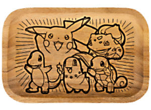 WT012_Wooden Tray – Pikachu 11″x7″x1″
