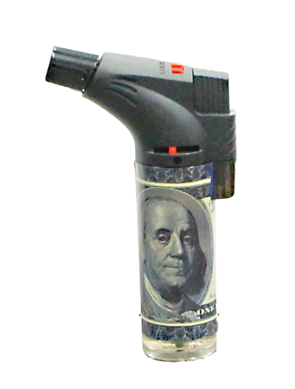 00139-$100 Angle Regular Torch Lighters - (15 Count) $100 Money Bills - Image 6