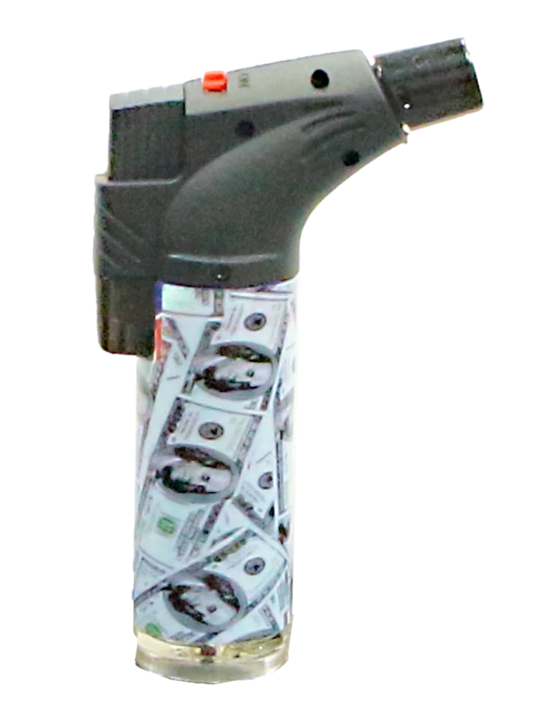 00139-$100 Angle Regular Torch Lighters - (15 Count) $100 Money Bills - Image 12