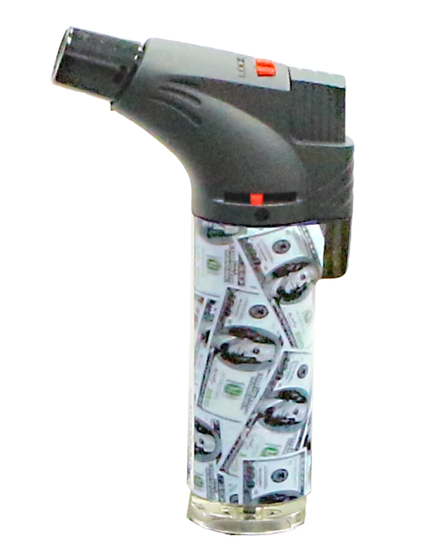 00139-$100 Angle Regular Torch Lighters - (15 Count) $100 Money Bills - Image 13
